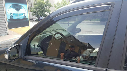 Heko Σετ Ανεμοθραύστες Αυτοκινήτου Μπροστινοί Σκούρο Φιμέ για Mercedes-Benz ML / M Class 2τμχ