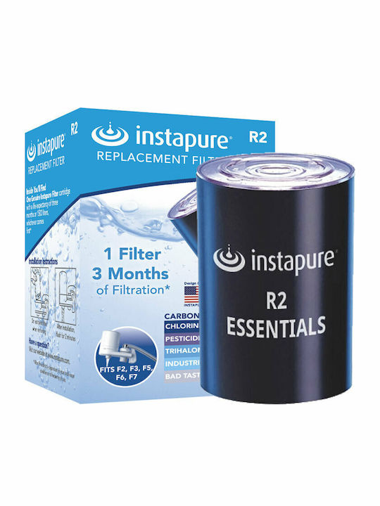 Instapure Water Filter Replacement for Faucet made of Activated Carbon R2 5 μm 2pcs