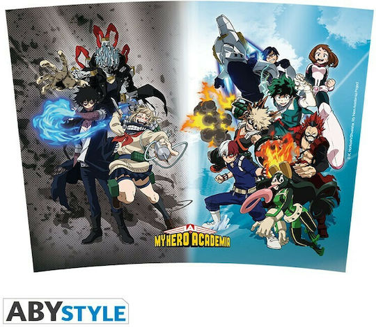 Abysse Heroes vs Villains Glass Thermos Plastic 355ml Multicolour