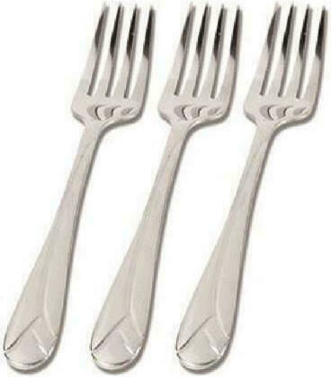 Nava Inox Table Fork Set Silver Acer 19cm 3pcs Nava Inox Table Fork Set Silver Acer 19cm 3pcs
