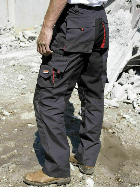 Result Work-Guard Reflective Work Trousers Gray
