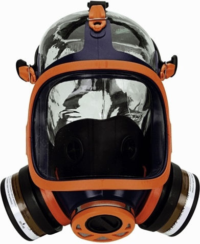 Climax Mask Full Face with A1 filters 732-N Orange