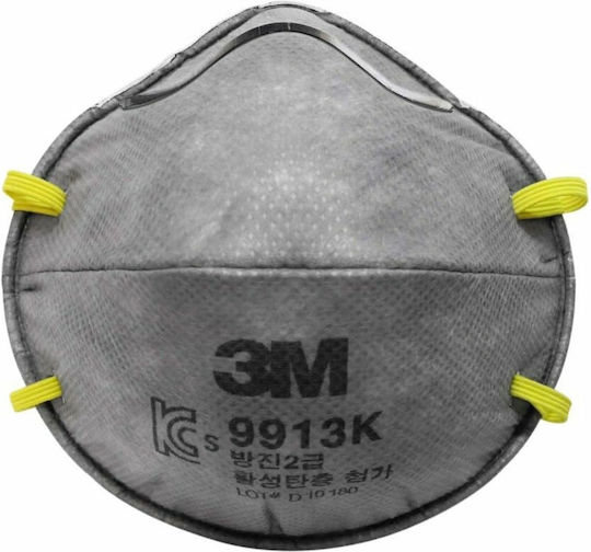 3M Maske Halbes Gesicht Aktivkohle mit FFP1-Schutzfilter 9913