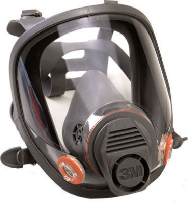3M Mask Full Face with 6057 ABE1 filters 6800 Gray