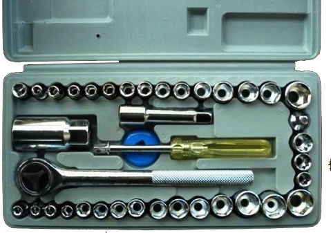 Aiwa Set Ratchet 1\4" & 3\8" 40pcs