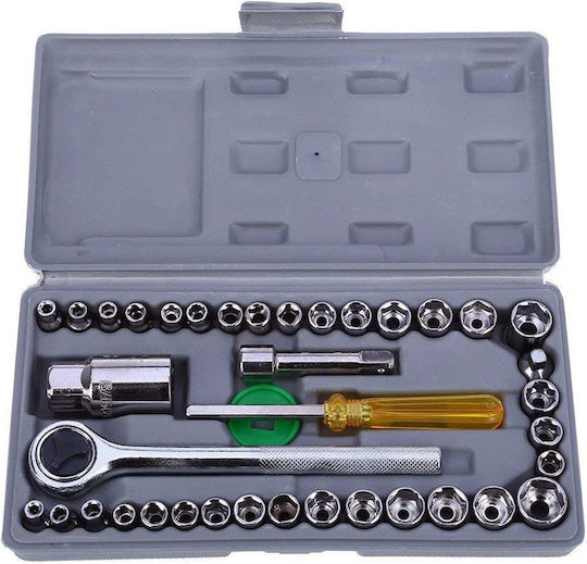 Aiwa Set Ratchet 1\4" & 3\8" 40pcs