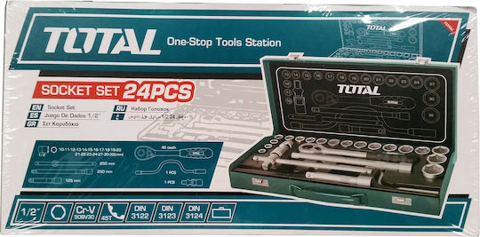 Total Set Ratchet 1\2" 24pcs