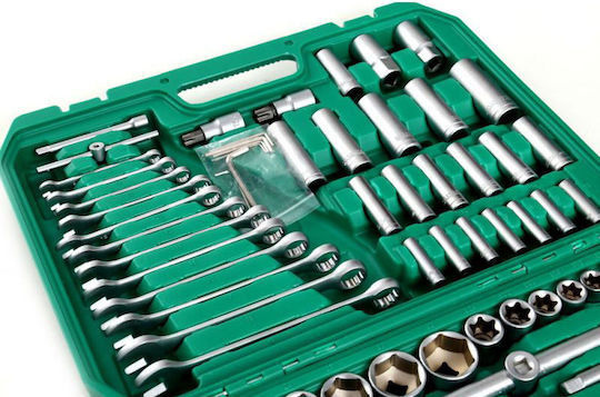 Kraft & Dele Ratschen- & Steckschlüssel-Sets 1\2" & 1\4" & 3\8" 216Stück