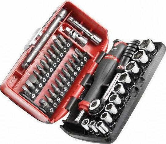 Facom Set Ratchet 1\4" 38pcs