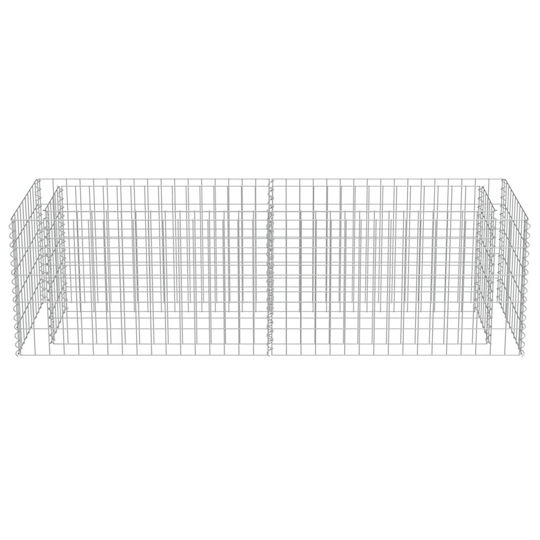 vidaXL Planter Garden Fencing Material 1pcs Silver