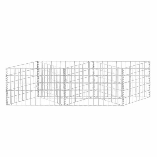 vidaXL Garden Fencing Material 1pcs Silver