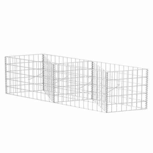 vidaXL Garden Fencing Material 1pcs Silver