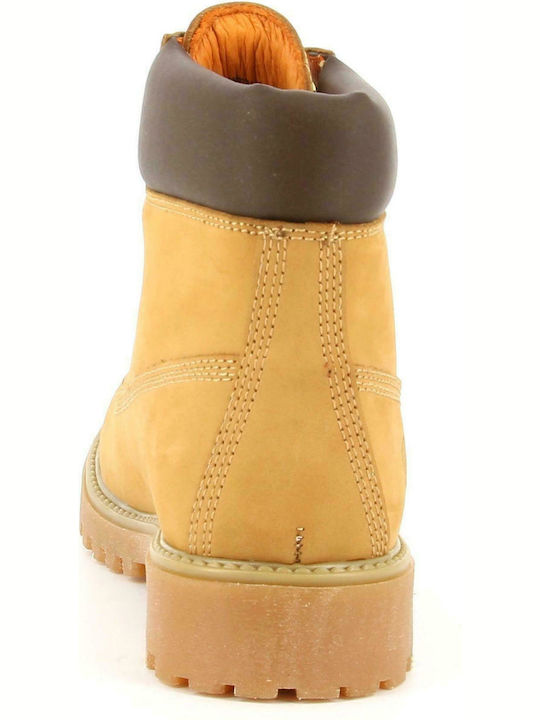 River Leather Boots Yellow / Brown