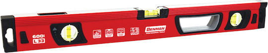 Benman L33 70620 Αλφάδι Αλουμινίου 50εκ. με 3 Μάτια