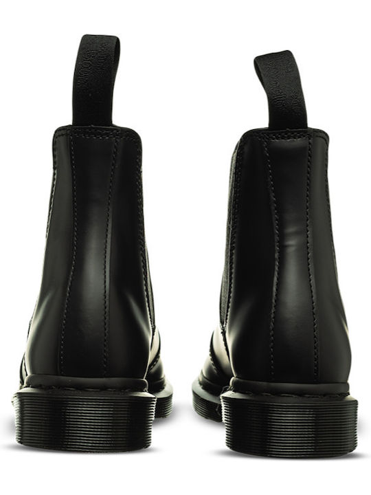 2976 Mono Smooth Piele Negru Ghete Chelsea
