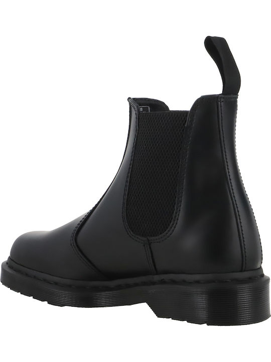 2976 Mono Smooth Piele Negru Ghete Chelsea