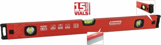 Benman L12 70965 Wasserwaage Aluminium 120cm mit 3 Augen