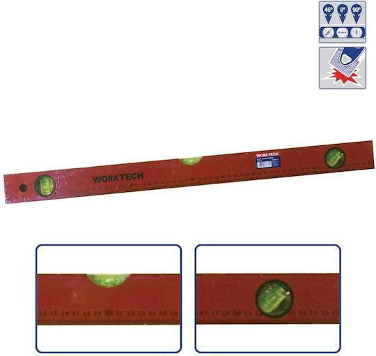 WorkPro 600008.0012 Нивелир Алуминиев 60бр с 3 Очи