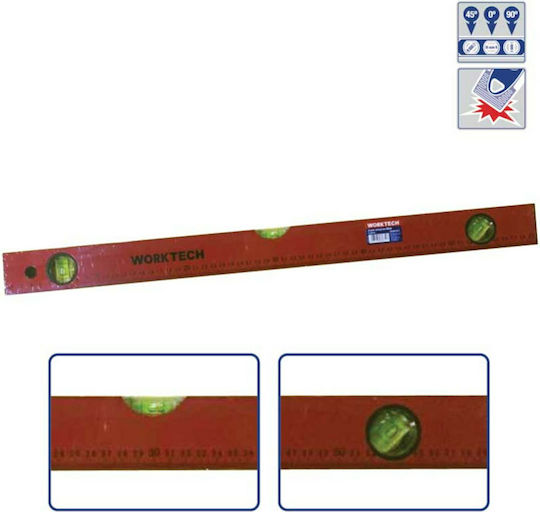 WorkPro 600008.0012 Нивелир Алуминиев 60бр с 3 Очи