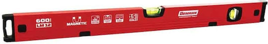 Benman 70968 Wasserwaage Aluminium Magnetisch 80cm mit 2 Augen