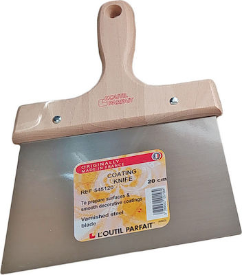 L' Outil Parfait Spatula Inox 200mm with Wooden Handle 545120