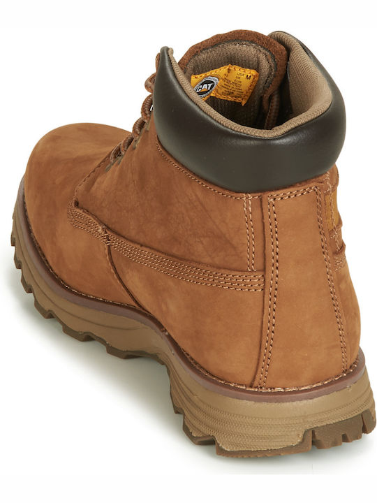Founder Leather Tabac Brown Boots