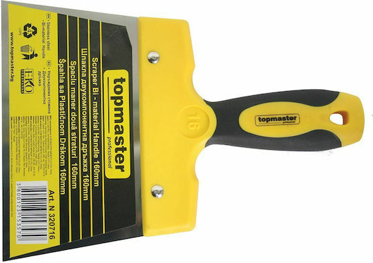 Topmaster Spachtel mit Plastikgriff 200mm Trowler Inox 200mm mit Kunststoffgriff 320718 10-0515