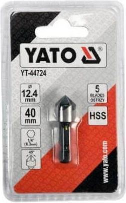 Yato Φρέζα HSS για Μέταλλο \ Ξύλο \ Αλουμίνιο \ Πλαστικό 12.4mm x 40mm