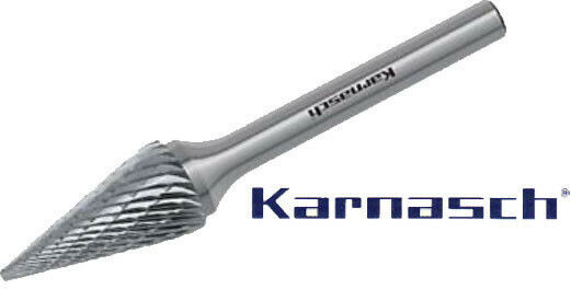 Karnasch Фреза за копаене карбидна 8mm Маршрутизатор Карбид за Метал 8мм x 63мм x 8мм