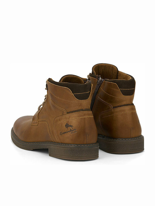 Leather Tabac Brown Boots