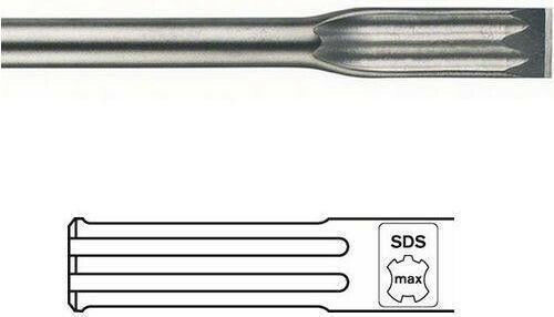 Bosch Chisel Bits 400x25mm with SDS Max Socket