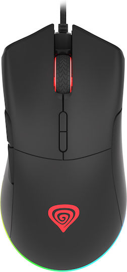 Genesis Krypton 290 RGB Gaming Ποντίκι 6400 DPI Μαύρο