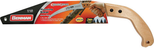 Benman Curved with Oak Handle KJ14-350 Pruning Hand Saw 35cm