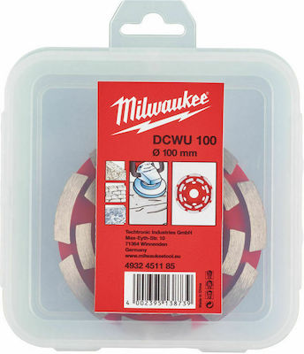 Milwaukee Grinding Disc Construction Materials 100mm Set 1pcs