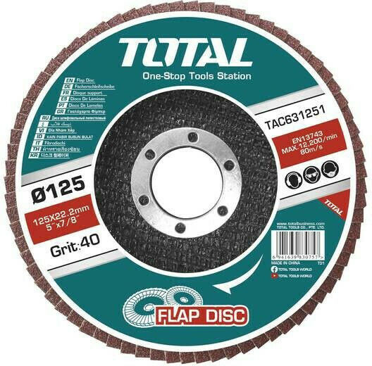 Total Grinding Disc 180mm Polyopter P80