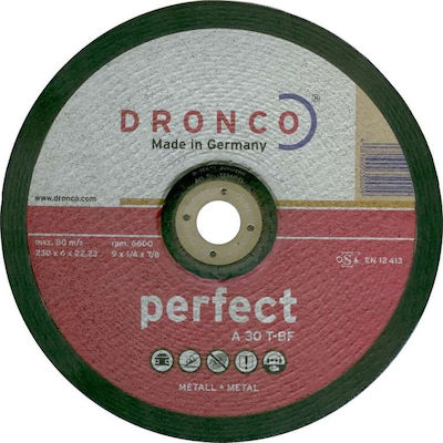 Dronco A 30 T Grinding Disc Metal 230mm Set 1pcs