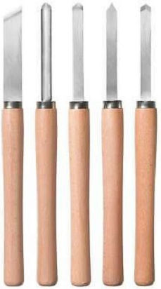 Einhell Set Hollow / Skewed / Pointed Chisels with Wooden Handle 5pcs