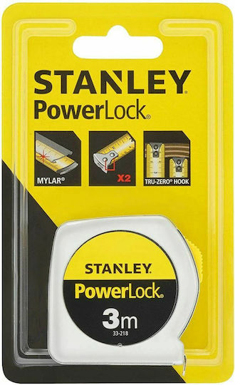 Stanley Powerlock Maßband mit automatischem Rücklauf 13mm x 3m