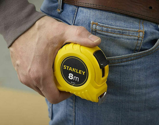 Stanley Tape Measure with Auto-Rewind 25mm x 8m