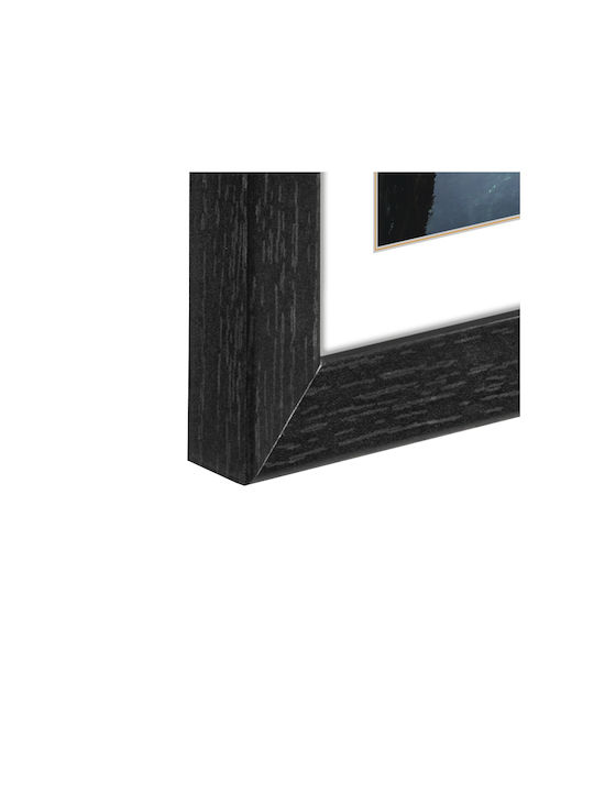 HAMA Oslo Wooden Photo Frame with Black Frame