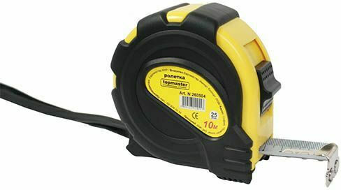 Topmaster Ρολό 2m x 16mm Μαγνητικό Μετροταινία με Αυτόματη Επαναφορά και Μαγνήτη 16mm x 2m
