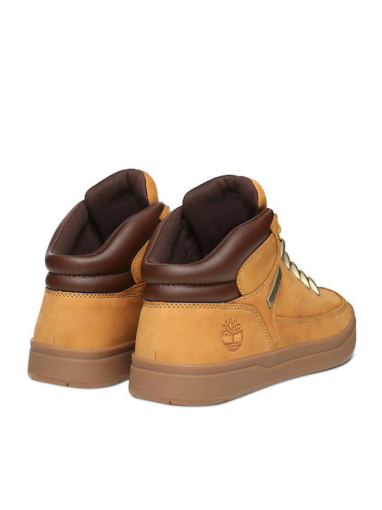 Davis Square Mid Hiker Leather Yellow Men's Boots