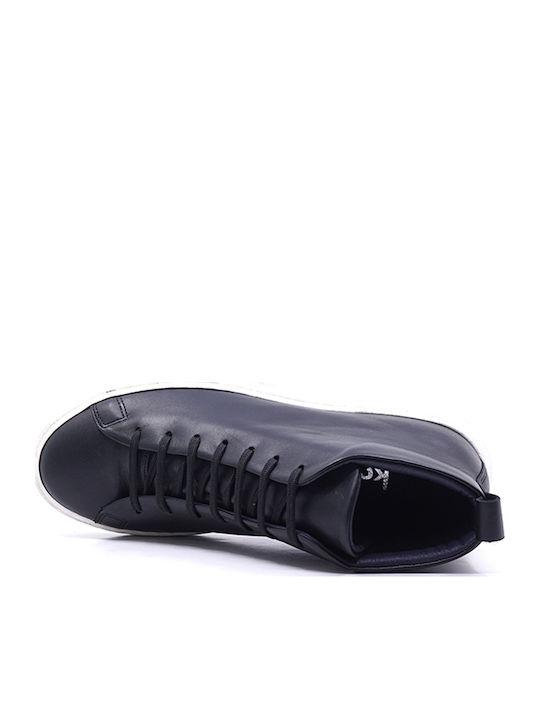 433 Leder Herrenstiefel Schwarz