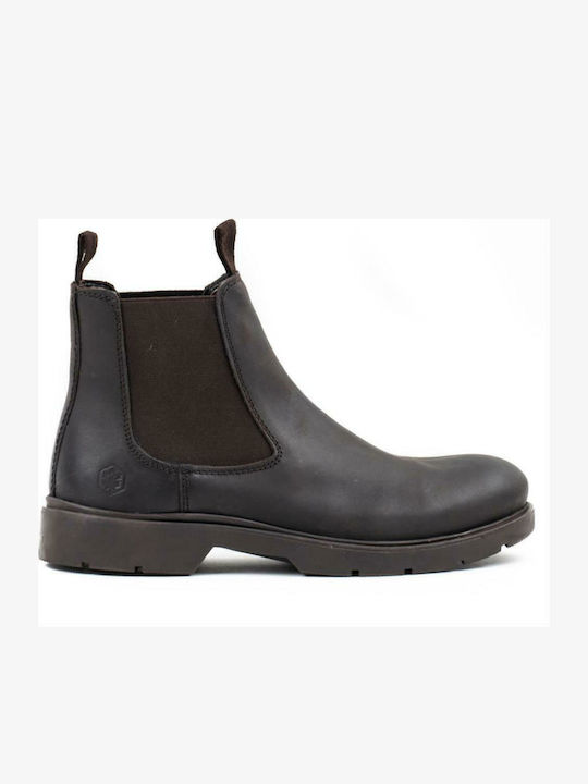 Ghete Chelsea Leather Brown Chelsea Boots