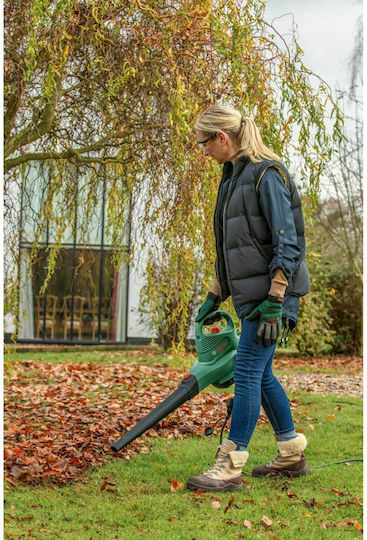 Bosch Universal GardenTidy 3000 Suflantă / Aspirator de Mână Electric 3000W cu Reglare a Intensității & Viteză Maximă a Aerului 285km/h