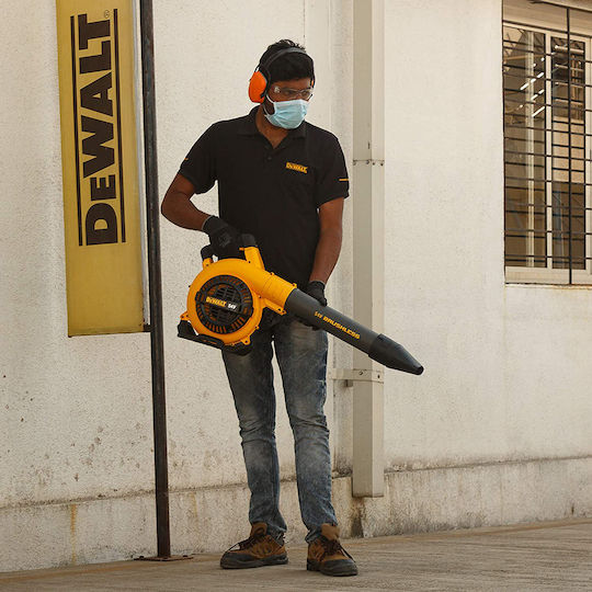 Dewalt Laubbläser Handheld Akku 54V Solo mit Lautstärkeregelung & Maximaler Luftgeschwindigkeit 195km/h