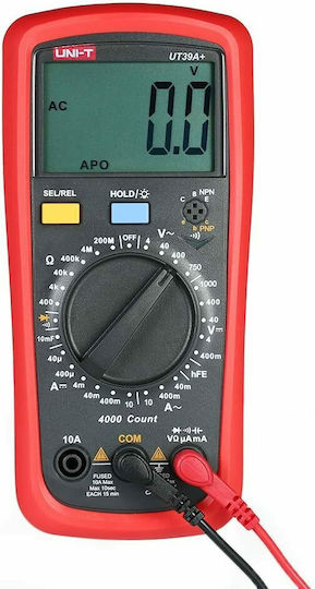 Uni-T Multimetru Digital cu Buzzer cu Măsurare AC / DC / Rezistență UT39A+ 1561