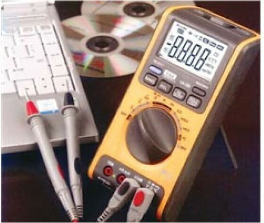 V&A Digitales Multimeter mit Summer mit AC / DC / Widerstand / Kapazität / Temperaturmessung VA18B