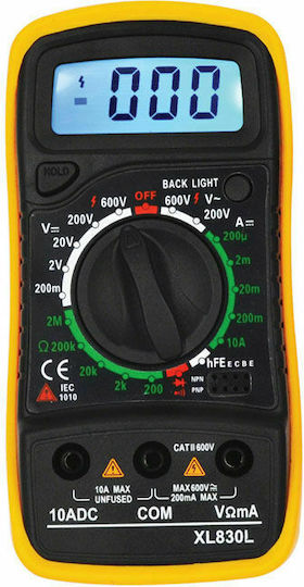 Optum Digital Multimeter Pocket with AC / DC / Resistance Measurement XL830L