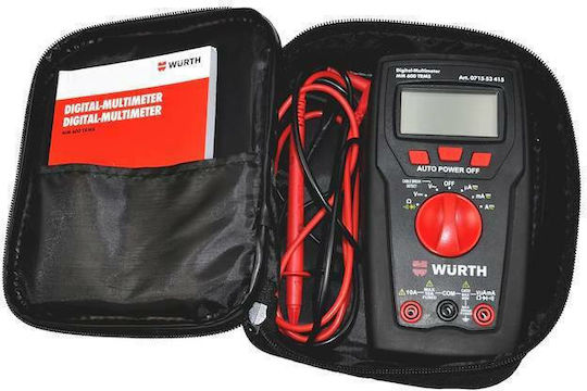 Wurth Mm600 Ψηφιακό Πολύμετρο Τσέπης με Μέτρηση AC / DC / Αντίστασης